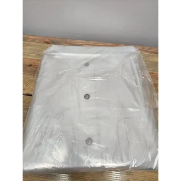 Vintage Boy Scouts of America BSA Men's Shirt Tan Large Action SS With Compass